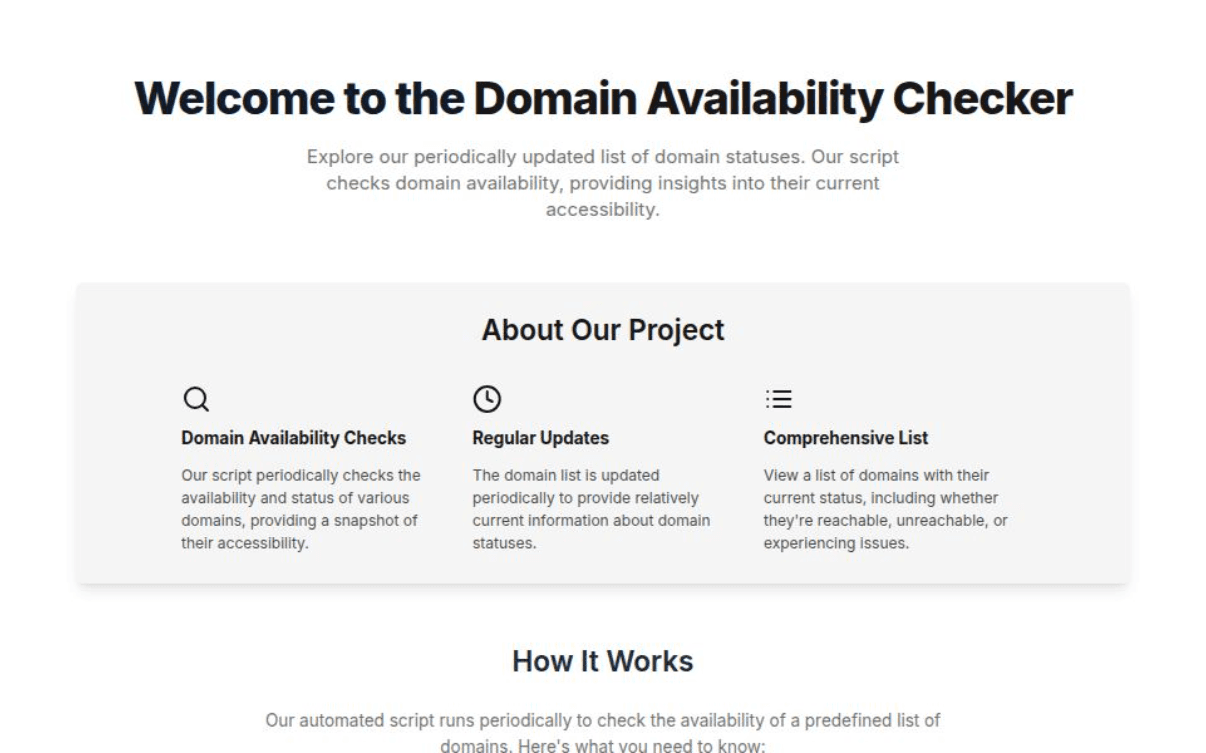 Domain Deck